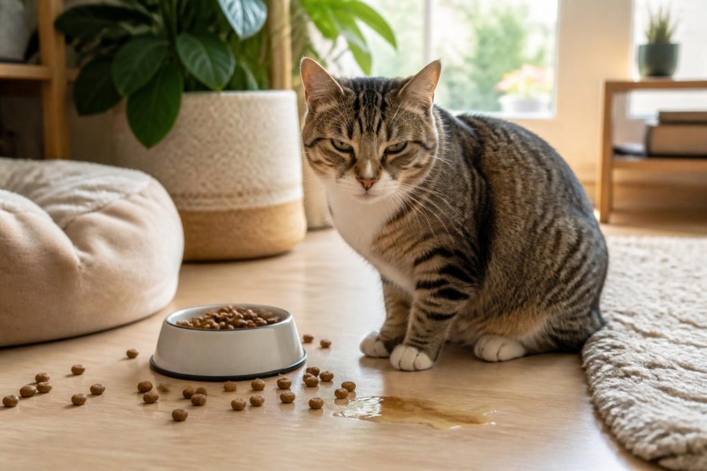 découvrez pourquoi votre chat vomit régulièrement ses croquettes et quelles précautions prendre pour protéger sa santé et améliorer son bien-être.