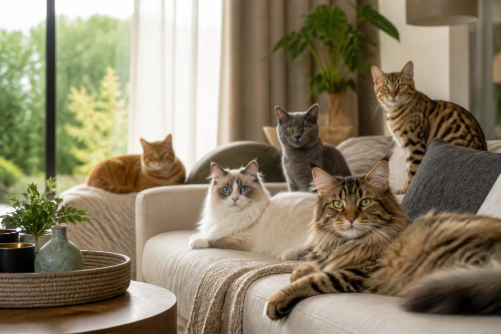 découvrez les meilleures races de chats qui s'entendent bien pour une cohabitation harmonieuse à plusieurs. conseils et astuces pour vivre sereinement avec plusieurs félins.